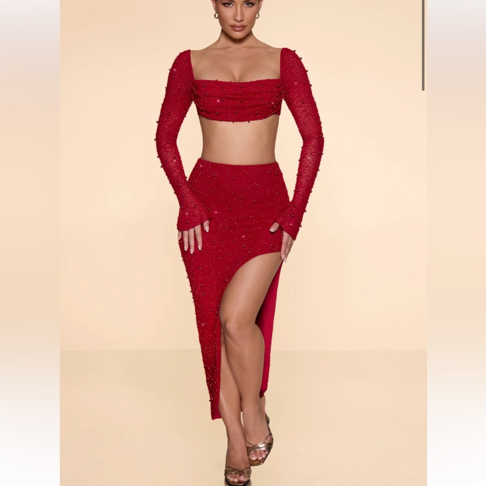 Oh Polly Embellished Two Piece Set - Picture 1 of 5